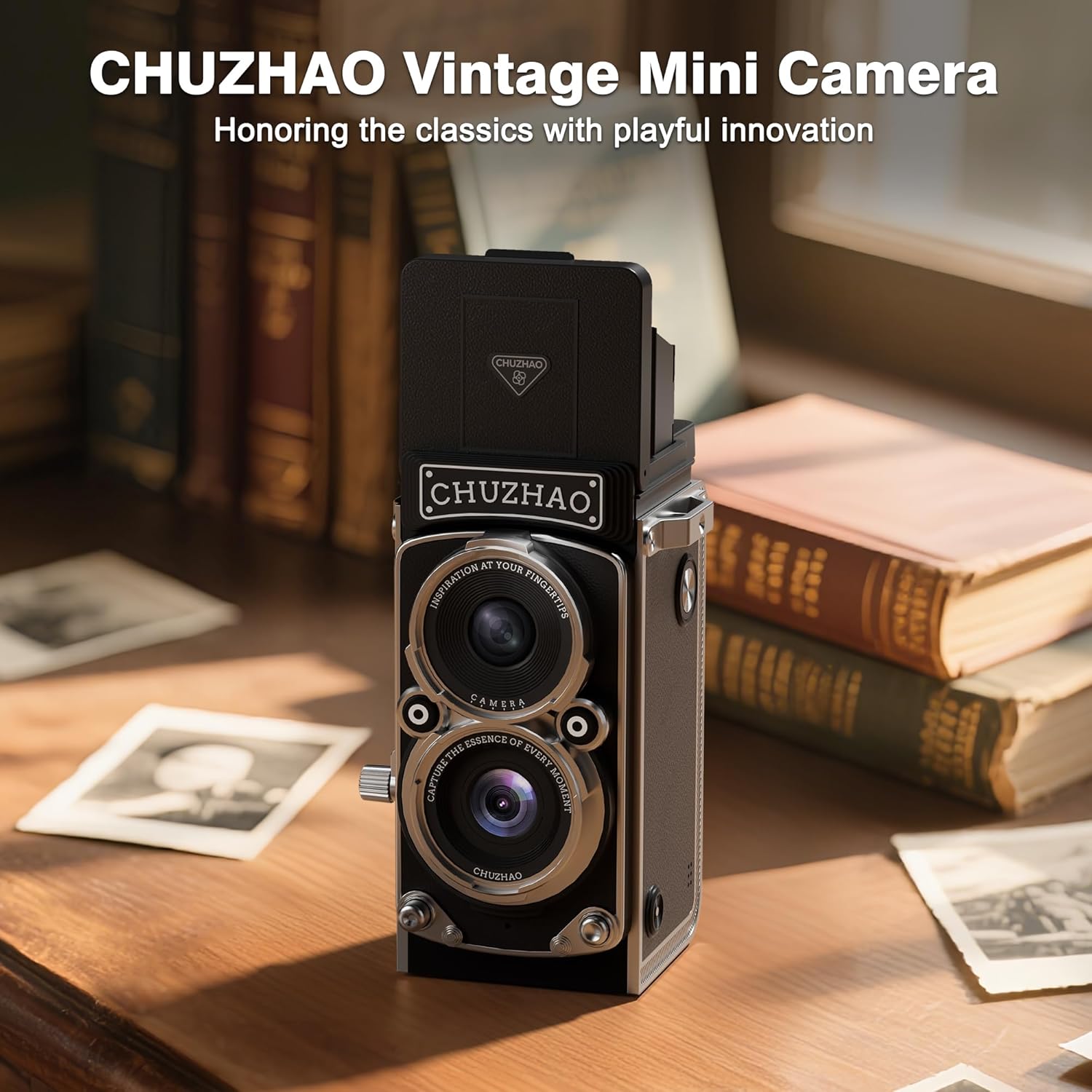 CHUZHAO Time-Traveling Mini Camera: Capture Your Awkward Moments in 1080P FHD Like It's 1985! Perfect for Everyone from Tiny Tots to Grown-Up Kids!